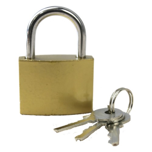 STD Brass Padlock (38mm), There are many different ways of keeping your airsoft kit safe, but by far the most common is to pack it away neatly in a dedicated bag (or case), so that it is safe from harm, and out of sight